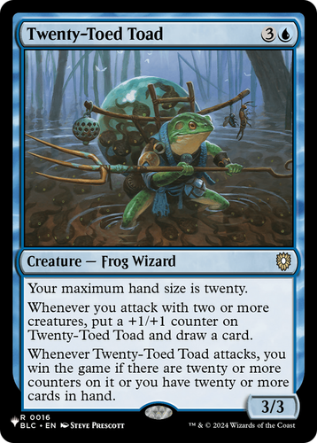 Twenty-Toed Toad (LIST-0016) - The List、Wizards of the Coast、kayou
