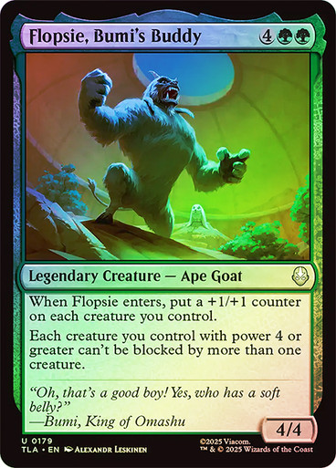 Flopsie, Bumi's Buddy (TLA-179)、Magic: The Gathering、kayou