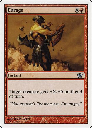 Enrage (8ED-185) - 8th Edition Foil、Wizards of the Coast、kayou