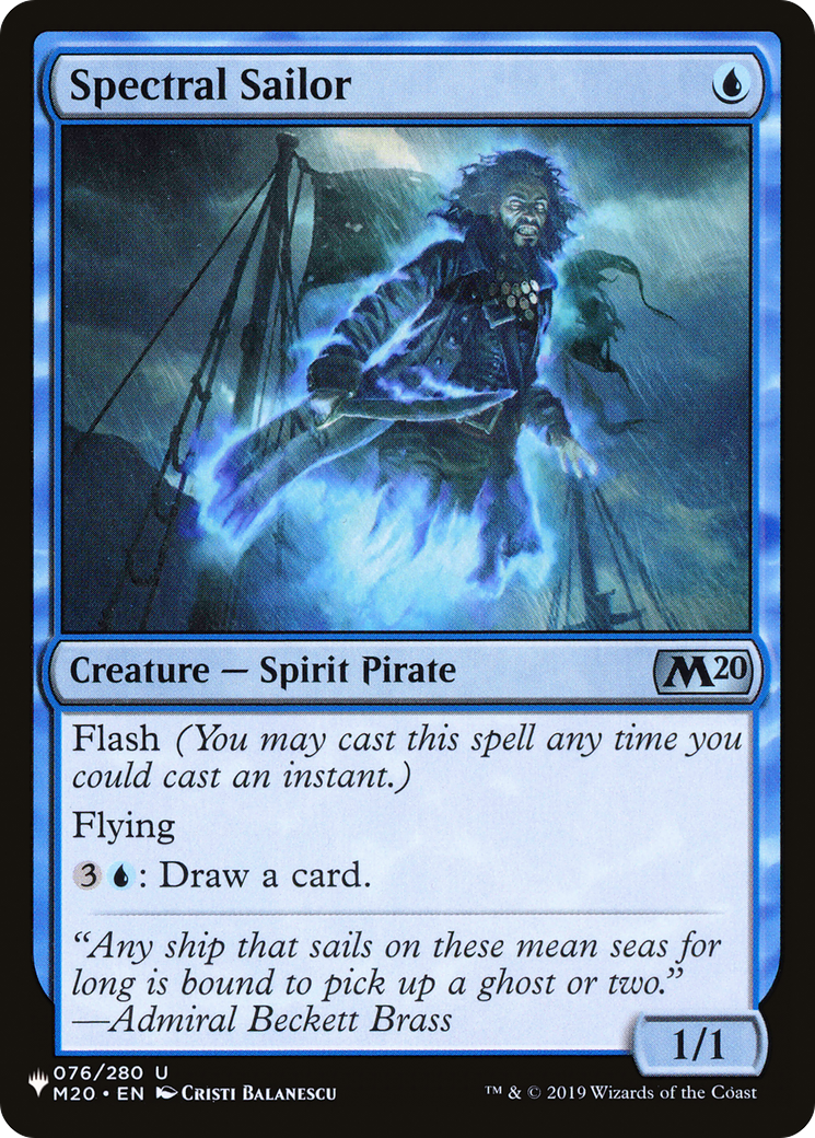 Spectral Sailor (LIST-076/280) - The List、Wizards of the Coast、kayou