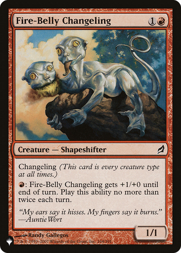 Fire-Belly Changeling (LIST-164) - The List、Wizards of the Coast、kayou