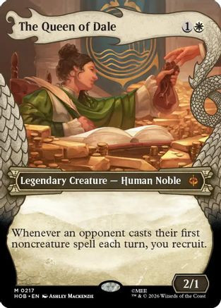 The Queen of Dale (Showcase) (HOB-217) - The Hobbit Foil、Wizards of the Coast、kayou