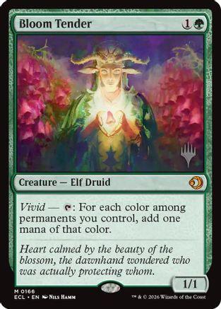 Bloom Tender (PPECL-166) - Promo Pack: Lorwyn Eclipsed Foil、Wizards of the Coast、kayou