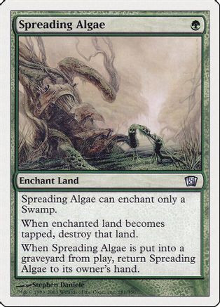 Spreading Algae (8ED-281) - 8th Edition Foil、Wizards of the Coast、kayou