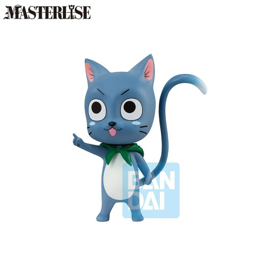 Fairy Tail 20th Anniversary Masterlise Ichibansho Happy 3-Inch Collectible Figure、ToyWiz、kayou