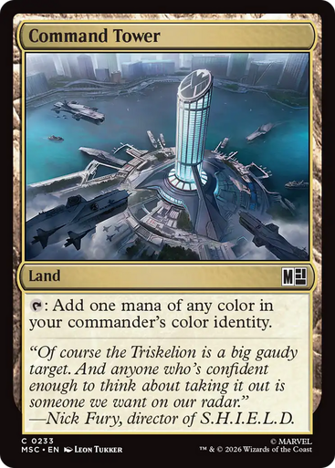 Command Tower (#233) (Surge Foil) | Marvel Super Heroes Commander、Magic: The Gathering、kayou