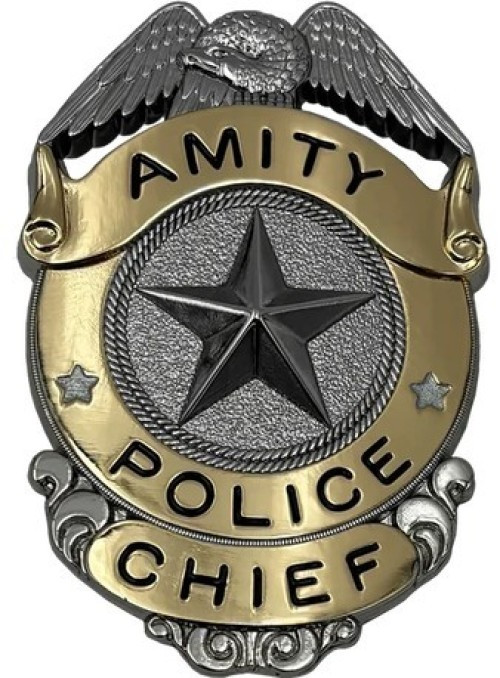 Jaws Amity Island Police Chief Badge & Patch Prop Replica (Pre-Order ships February)、ToyWiz、kayou