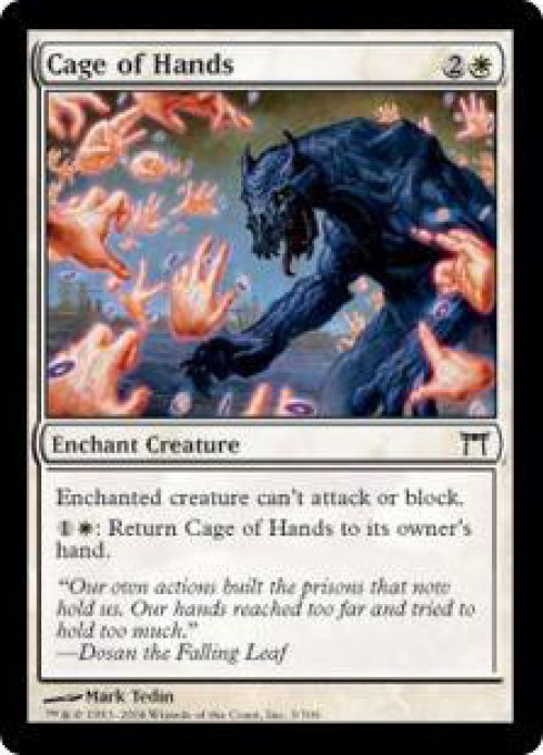 MtG Champions of Kamigawa Common Cage of Hands #3 Moderately Played、ToyWiz、kayou
