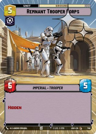 Remnant Trooper Corps (Hyperspace Foil) (746) - Ashes of the Empire Foil、Fantasy Flight Games、kayou