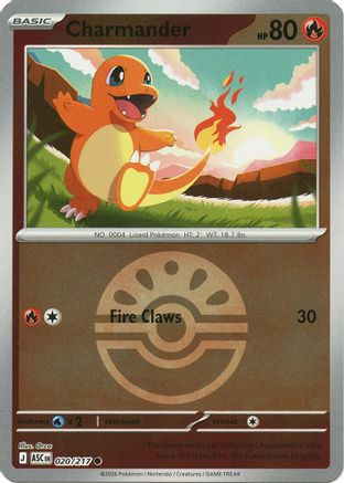 Charmander (Friend Ball) 20 - ME Ascended Heroes Reverse Holofoil、The Pokémon Company、kayou