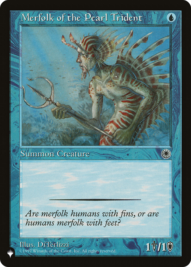 Merfolk of the Pearl Trident (LIST-) - The List、Wizards of the Coast、kayou