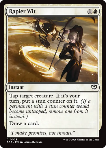 Rapier Wit (Foil) | Secrets of Strixhaven、Magic: The Gathering、kayou