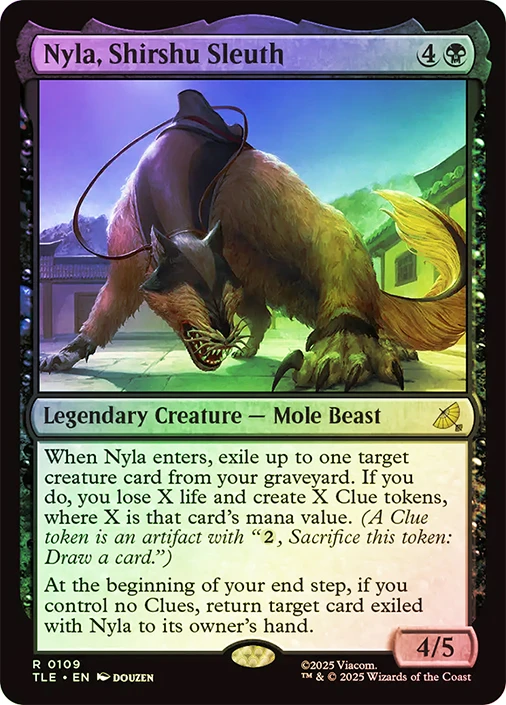 Nyla, Shirshu Sleuth (TLE-109)、Magic: The Gathering、kayou