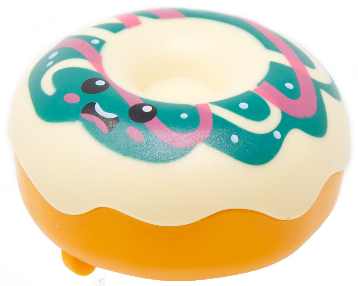 Pull Back & Go Donuts Green Frosting 1.75-Inch Pull-Back Vehicle、ToyWiz、kayou