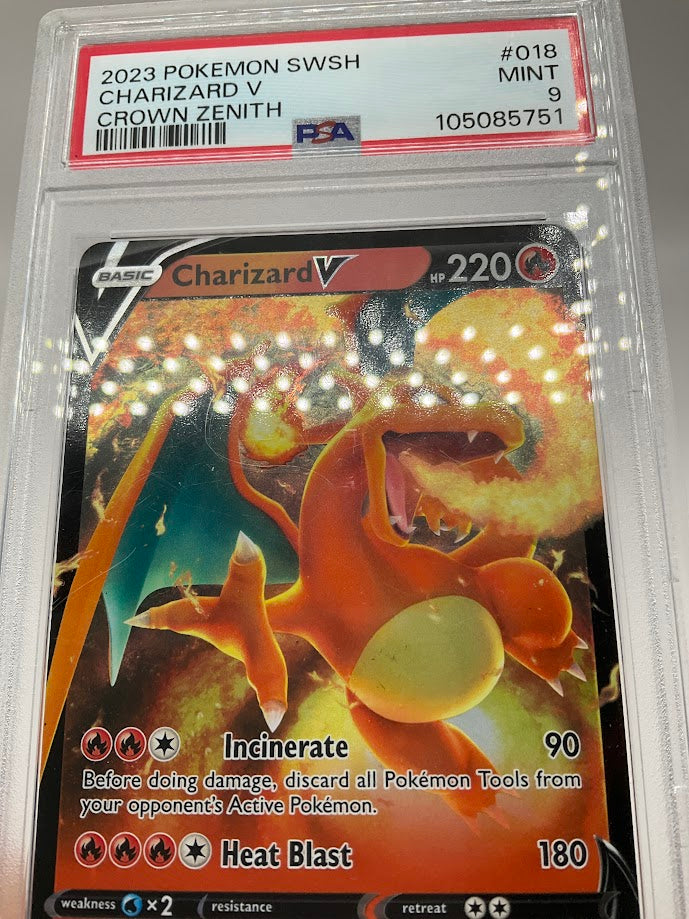 Charizard V Pokemon Crown Zenith #018 PSA 9、Collector Store LLC Gaming、kayou