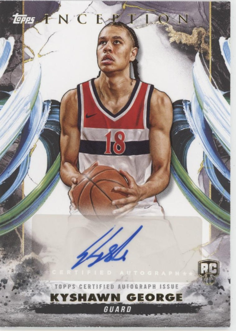 Kyshawn George 2024-25 Topps Inception RC Auto #RA-KG、Collector Store LLC、kayou