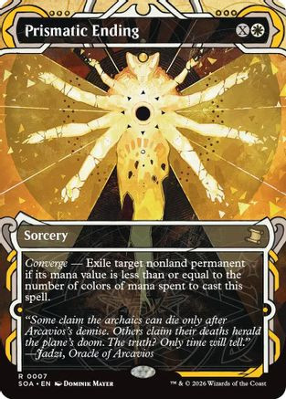 Prismatic Ending (SOA-007) - Secrets of Strixhaven: Mystical Archive Foil、Wizards of the Coast、kayou