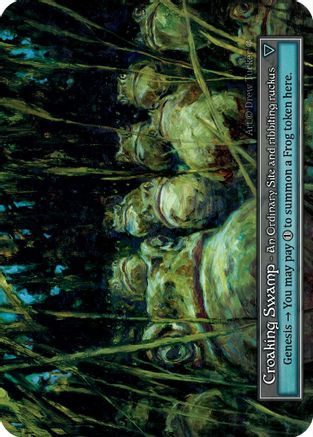 Croaking Swamp (Foil) - Gothic Foil、Gothic、kayou