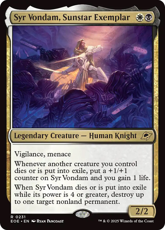 Syr Vondam, Sunstar Exemplar、Magic: The Gathering、kayou