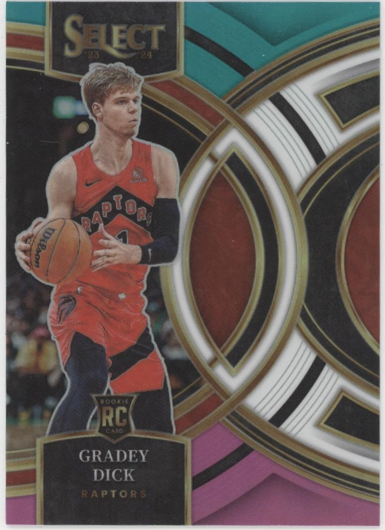 Gradey Dick 2023-24 Panini Select Teal White Pink Prizm RC 12/49 #126、Collector Store LLC、kayou