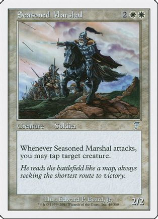 Seasoned Marshal (7ED-040) - 7th Edition Foil、Wizards of the Coast、kayou