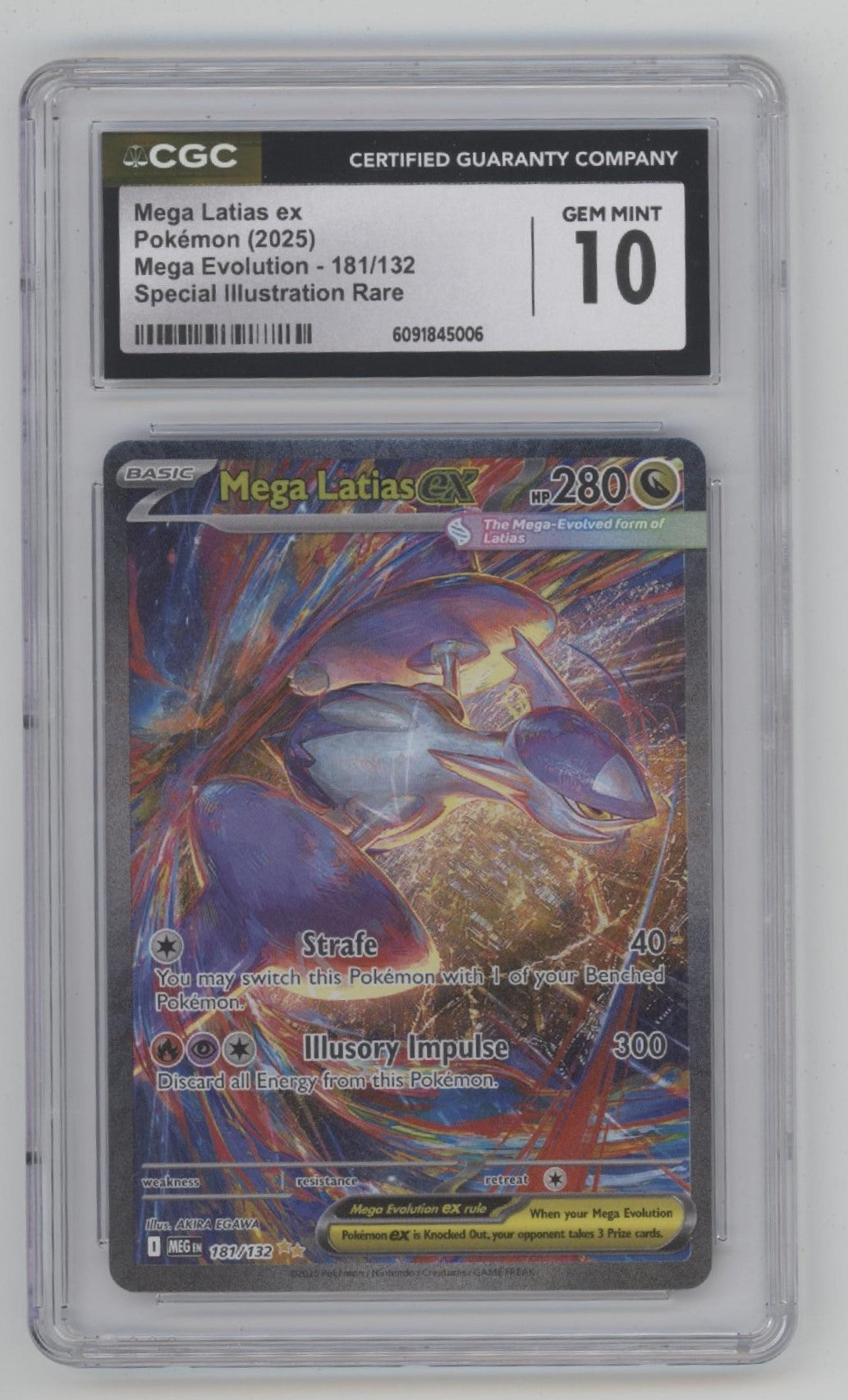 Mega Latias ex Pokemon Mega Evolution Special Illustration Rare #181 CGC 10、Collector Store LLC Gaming、kayou