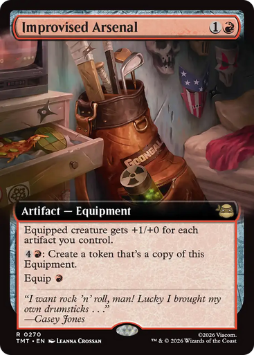 Improvised Arsenal (Extended Art) | Teenage Mutant Ninja Turtles、Magic: The Gathering、kayou