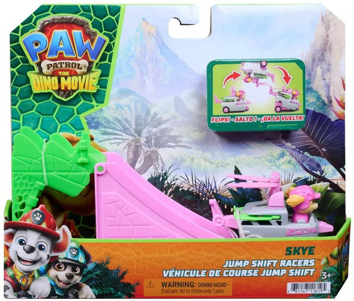 Paw Patrol The Dino Movie Jump Shift Racers Skye Vehicle Set、ToyWiz、kayou