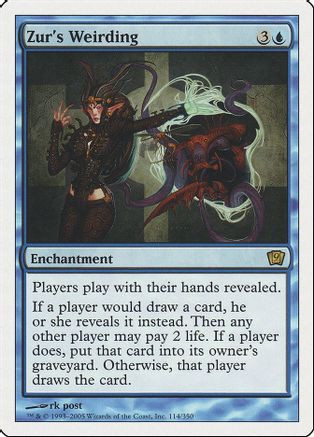 Zur's Weirding (9ED-114) - 9th Edition Foil、Wizards of the Coast、kayou