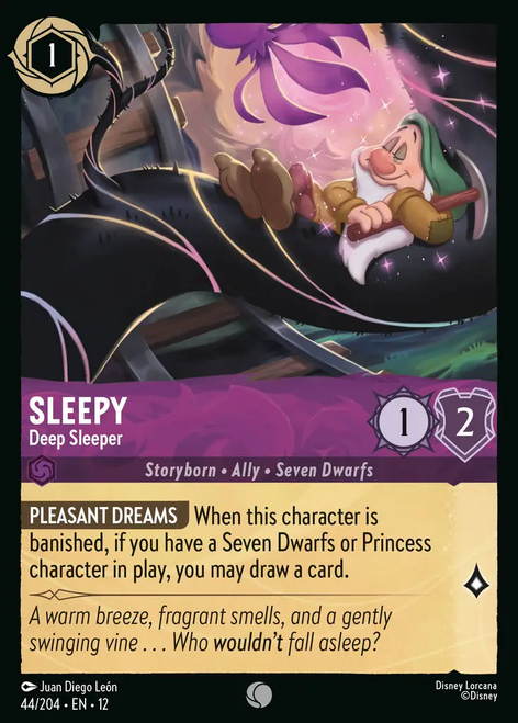 Sleepy - Deep Sleeper (Foil) | Wilds Unknown、Disney Lorcana、kayou