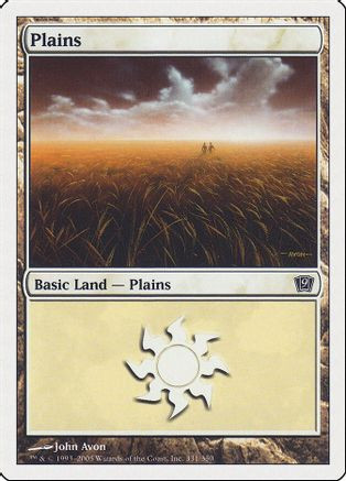 Plains (331) (9ED-331) - 9th Edition Foil、Wizards of the Coast、kayou