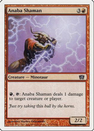 Anaba Shaman (8ED-175) - 8th Edition、Wizards of the Coast、kayou
