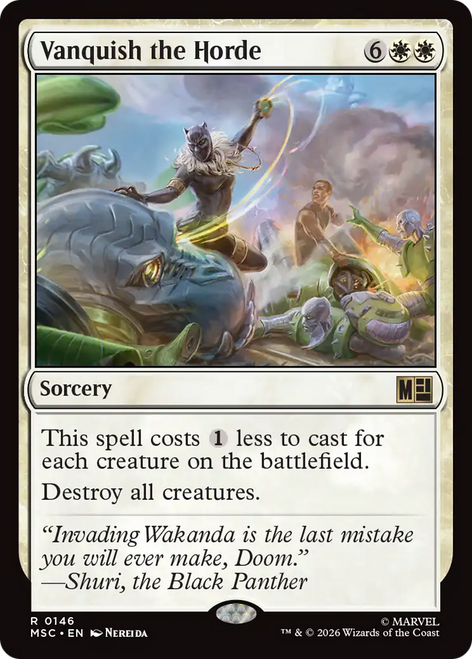 Vanquish the Horde (Surge Foil) | Marvel Super Heroes Commander、Magic: The Gathering、kayou