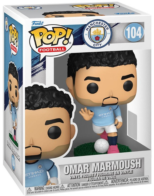 Funko Premier League Manchester City POP! Football Omar Marmoush Vinyl Figure #104 (Pre-Order ships November)、ToyWiz、kayou
