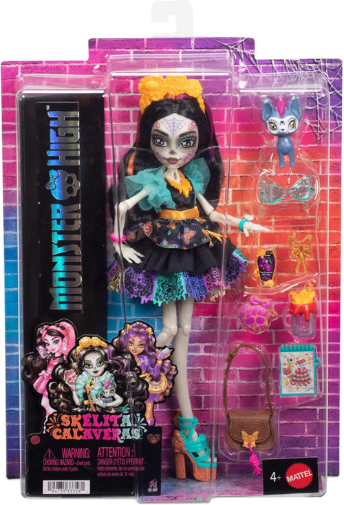 Monster High Skelita Calaveras 10.5-Inch Doll、ToyWiz、kayou