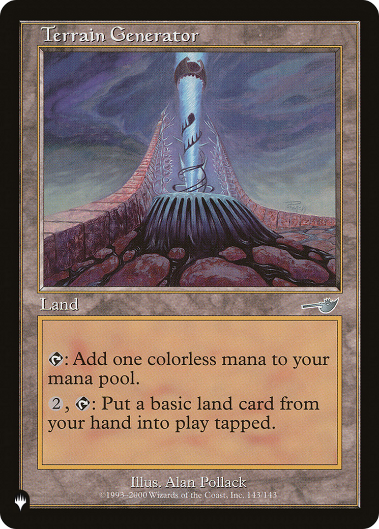 Terrain Generator (LIST-143/143) - The List、Wizards of the Coast、kayou