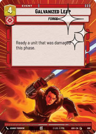 Galvanized Leap (Hyperspace Foil) (690) - Ashes of the Empire Foil、Fantasy Flight Games、kayou