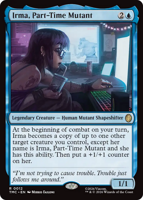 Irma, Part-Time Mutant (Surge Foil) | Teenage Mutant Ninja Turtles Eternal、Magic: The Gathering、kayou