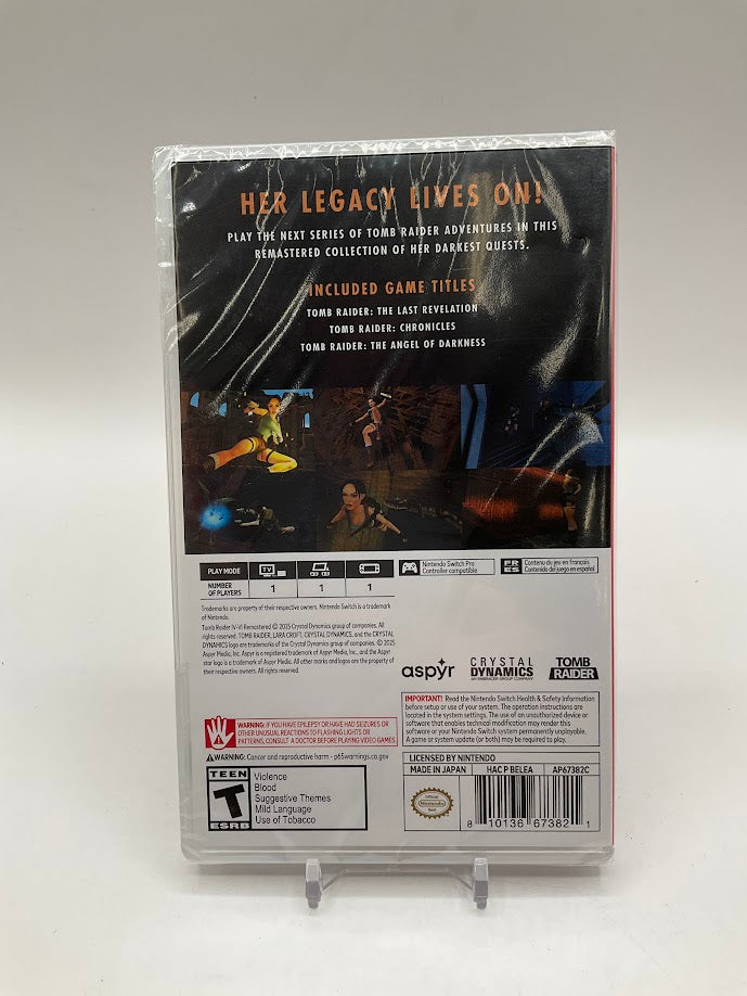 Tomb Raider IV-VI Remastered Nintendo Switch Sealed、Collector Store LLC - VG、kayou