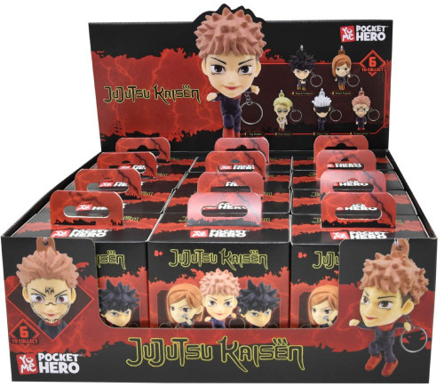 Jujutsu Kaisen Pocket Hero Keychain Mystery Box 12 Packs、ToyWiz、kayou