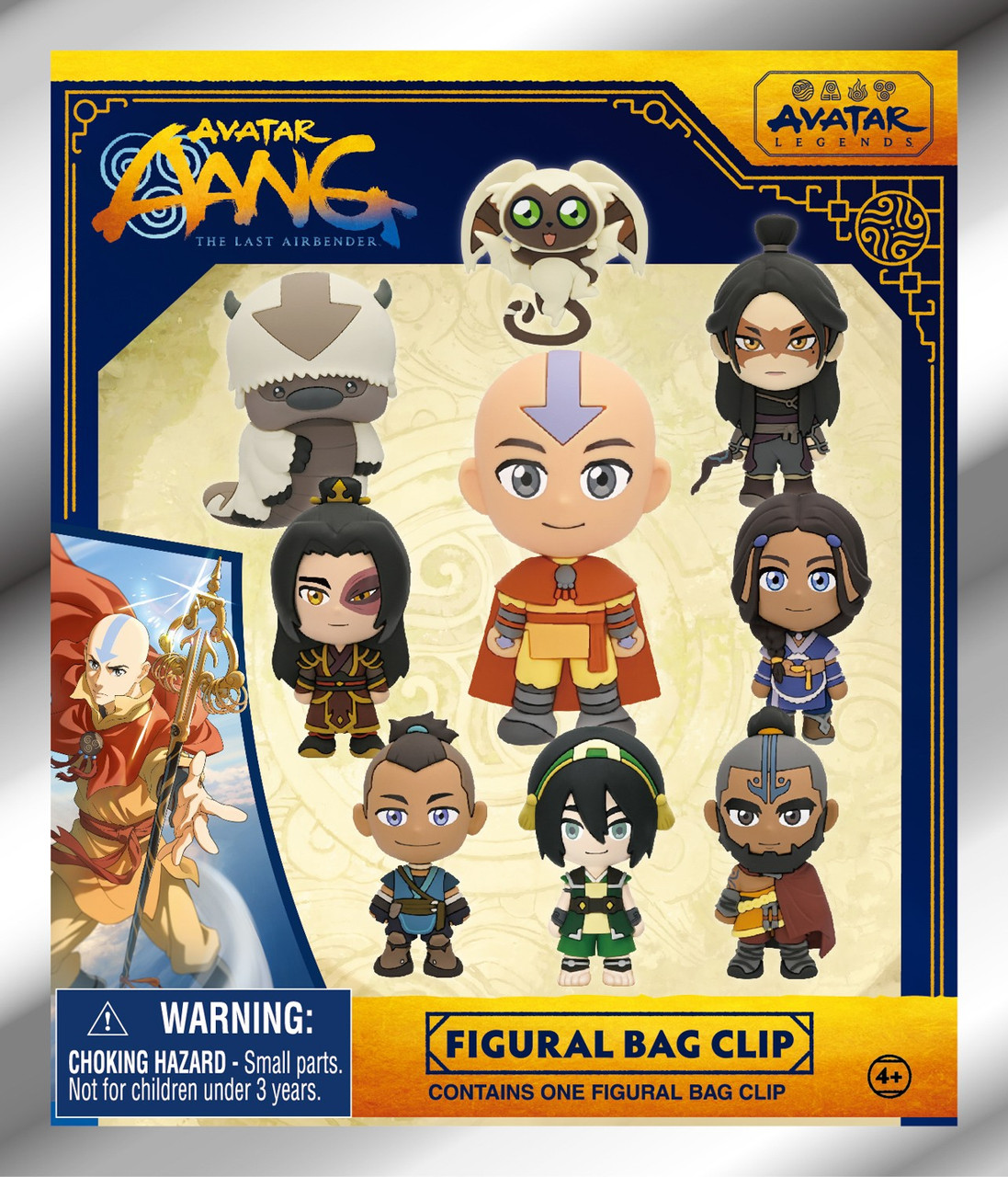 Avatar the Last Airbender 3D Figural Foam Bag Clip Avatar Aang: The Last Airbender Series 1 Mystery Pack 1 RANDOM Figure (Pre-Order ships March)、ToyWiz、kayou