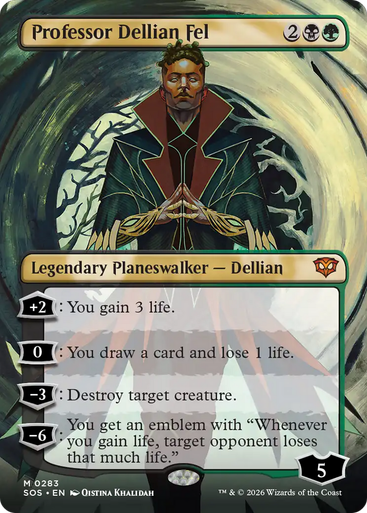 Professor Dellian Fel (Borderless Art) | Secrets of Strixhaven、Magic: The Gathering、kayou
