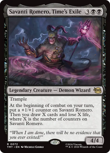 Savanti Romero, Time's Exile (Foil) | Teenage Mutant Ninja Turtles、Magic: The Gathering、kayou