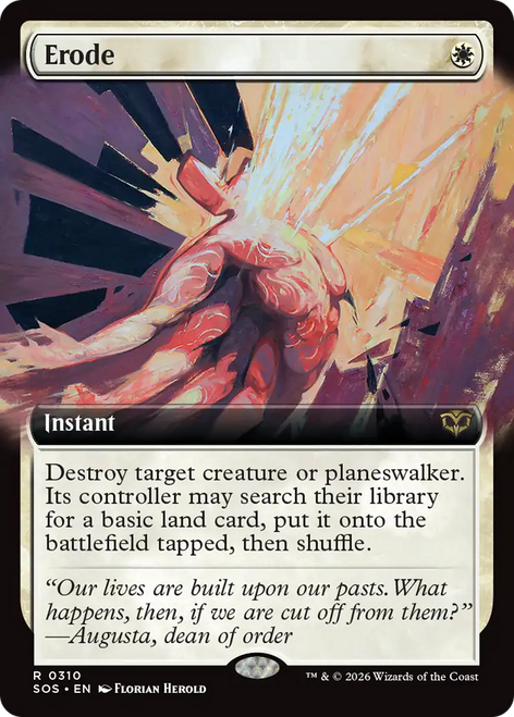 Erode (Extended Art) | Secrets of Strixhaven、Magic: The Gathering、kayou