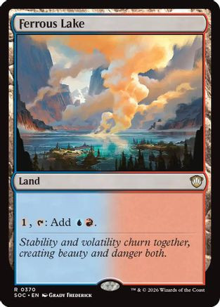 Ferrous Lake (SOC-370) - Commander: Secrets of Strixhaven、Wizards of the Coast、kayou