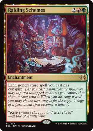 Raiding Schemes (PPECL-239) - Promo Pack: Lorwyn Eclipsed Foil、Wizards of the Coast、kayou