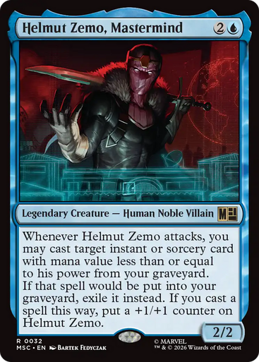Helmut Zemo, Mastermind (Surge Foil) | Marvel Super Heroes Commander、Magic: The Gathering、kayou