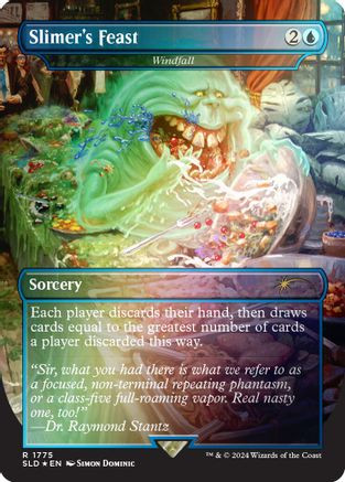 Slimer's Feast - Windfall (Rainbow Foil) (SLD-1775) - Secret Lair Drop Series Foil、Wizards of the Coast、kayou