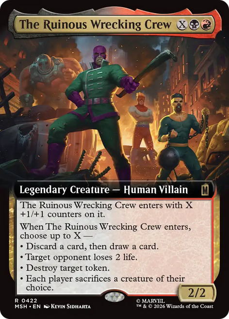 The Ruinous Wrecking Crew (Extended Art) | Marvel Super Heroes、Magic: The Gathering、kayou
