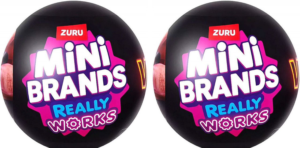 Mini Brands! Really Works Vinyl LOT of 2 Mystery Packs 4 RANDOM Mini Vinyl Records Per Pack、ToyWiz、kayou